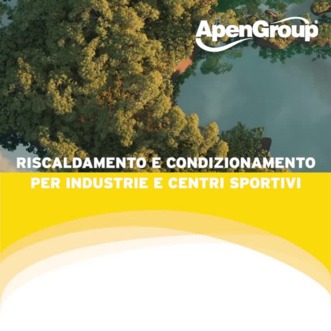 Impianti di riscaldamento e condizionamento per industrie con Generatore d’aria calda pensile a condensazione serie Kondensa
