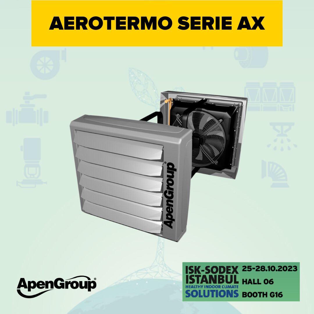 Aerotermo Serie AX alla Fiera ISK Sodex Istanbul 2023