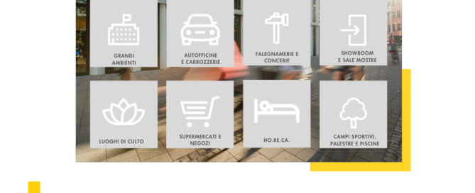 riscaldamento per grandi ambienti industriali
