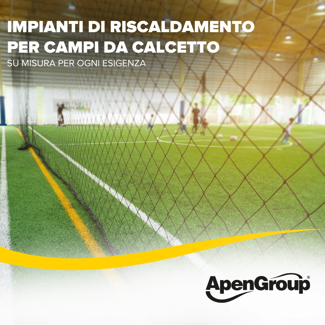 Campi da calcetto sempre perfetti: riscaldamento su misura per ogni stagione
