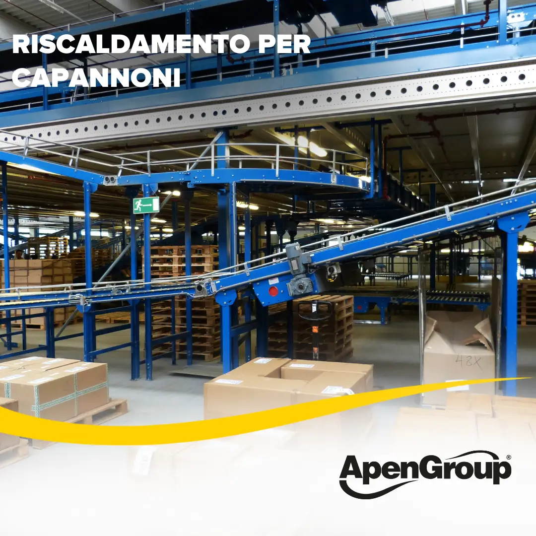 Riscaldamento per capannoni magazzini e logistica
